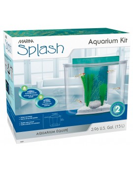 AQUÁRIO KIT MARINA | SPLASH 15 LITROS - 38.7 x 43.8 x 22.9CM