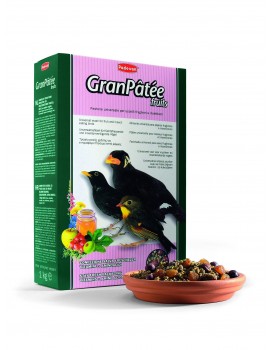 GRANPÂTÉE FRUITS | RAÇÃO COMPLETA P/PÁSSAROS FRUGÍVOROS/INSETÍVOROS - 1KG